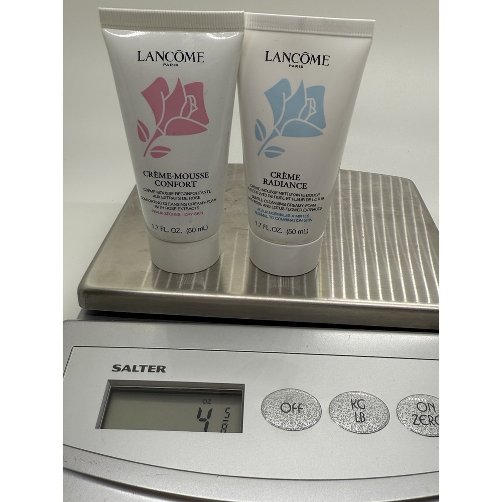 Lancome Creme Mousse Confort Comforting Cleanser & Crème Radiance 1.7FLOz 50mL e - Picture 11 of 11